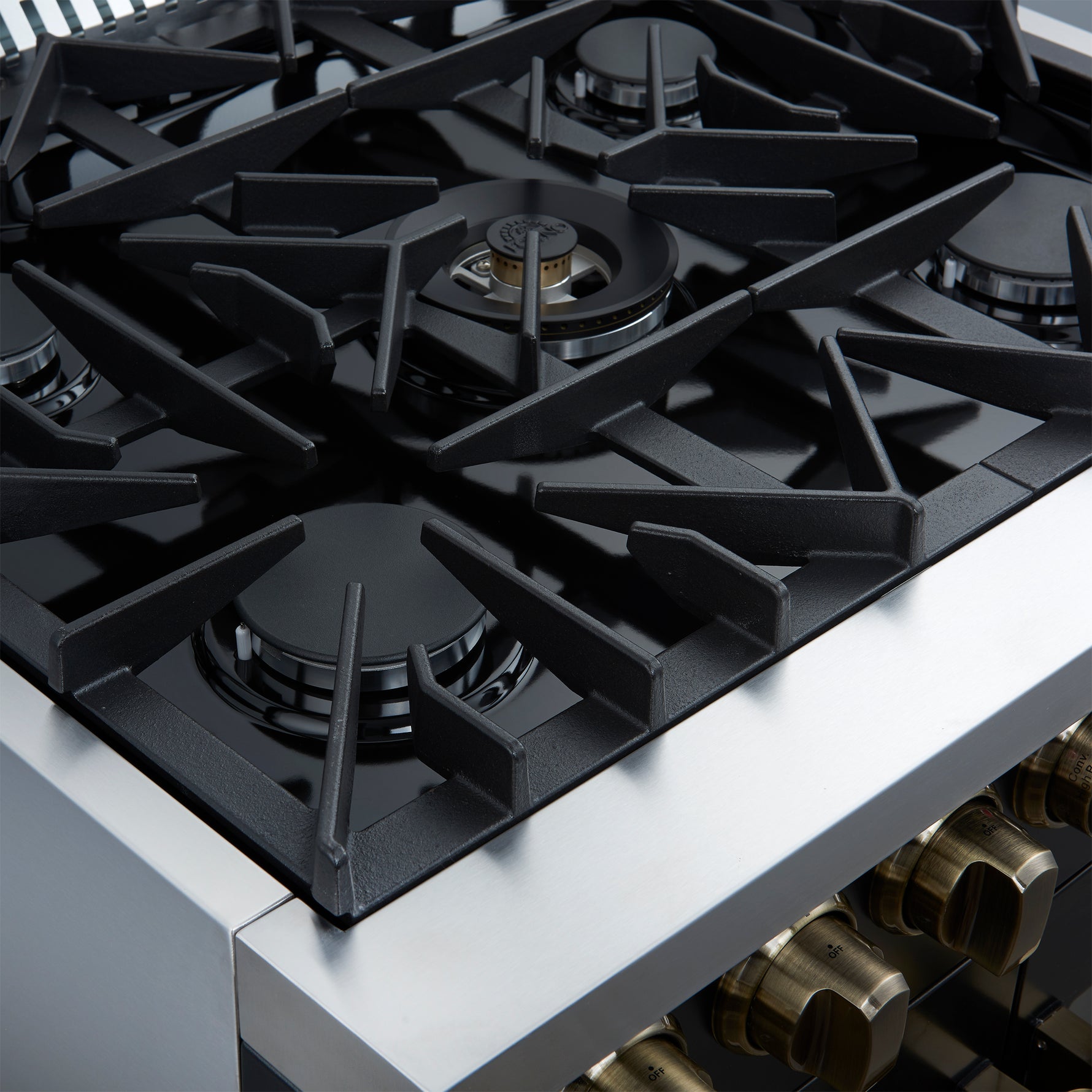 Forno Galiano 30-inch Freestanding French Door Dual Fuel Range Black - BonPrix Électroménagers