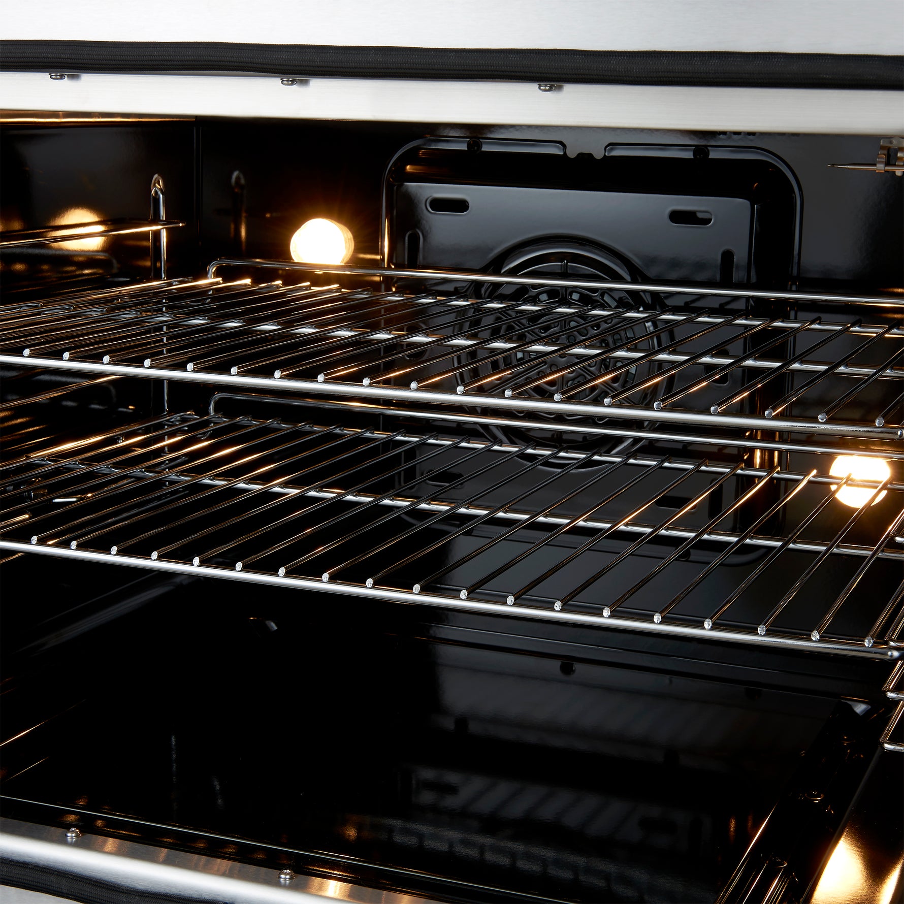 Forno Galiano 30-inch Freestanding French Door Dual Fuel Range Black - BonPrix Électroménagers