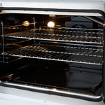 Forno Galiano 30-inch Freestanding French Door Dual Fuel Range White - BonPrix Électroménagers