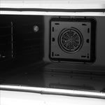 Forno Galiano 36-inch Freestanding French Door Dual Fuel Range White - BonPrix Électroménagers