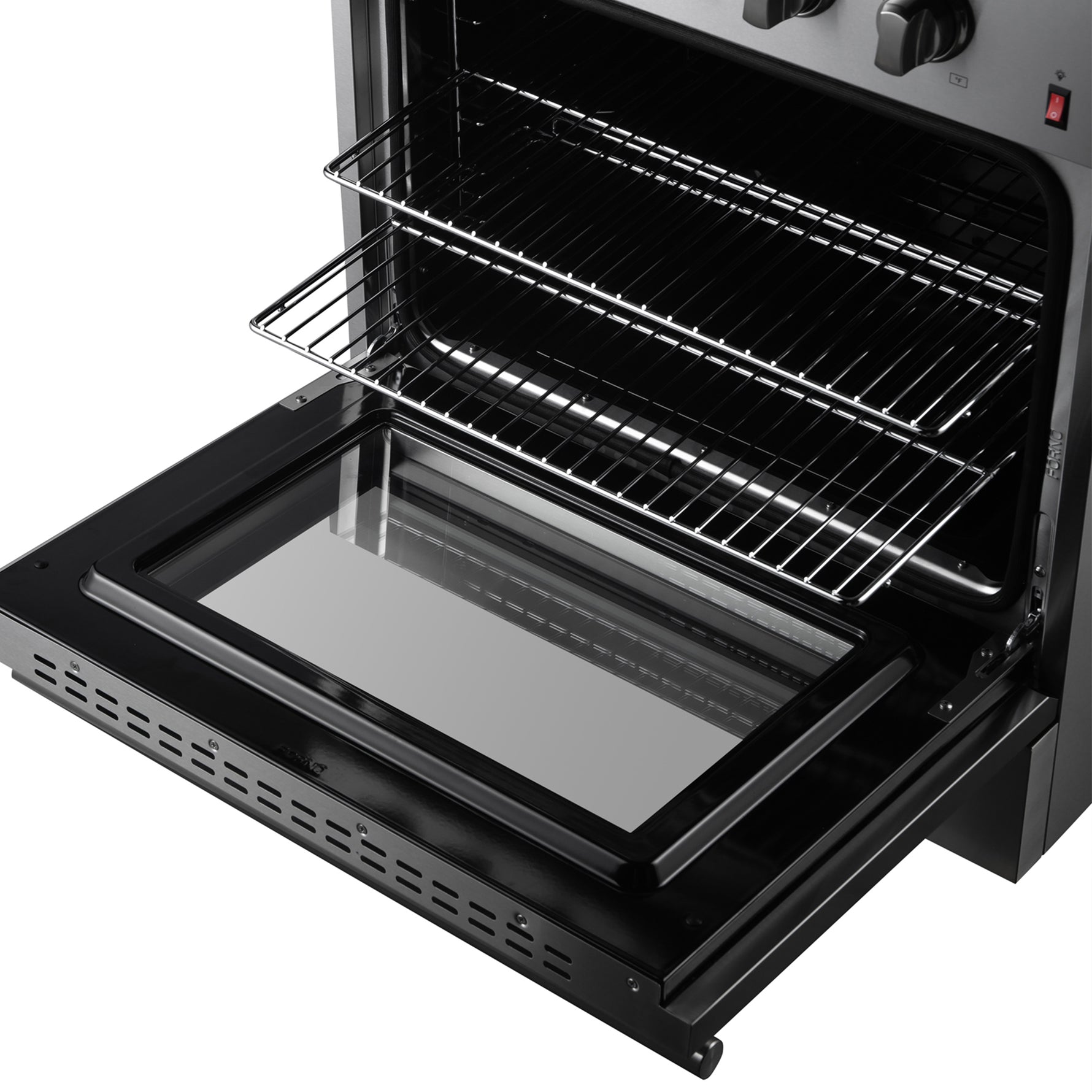 Forno Marco 30-Inch Dual Fuel Range, Stainless Steel, 4 Burners, 37,000 BTU, True Convection Oven, Energy Efficient - BonPrix Électroménagers