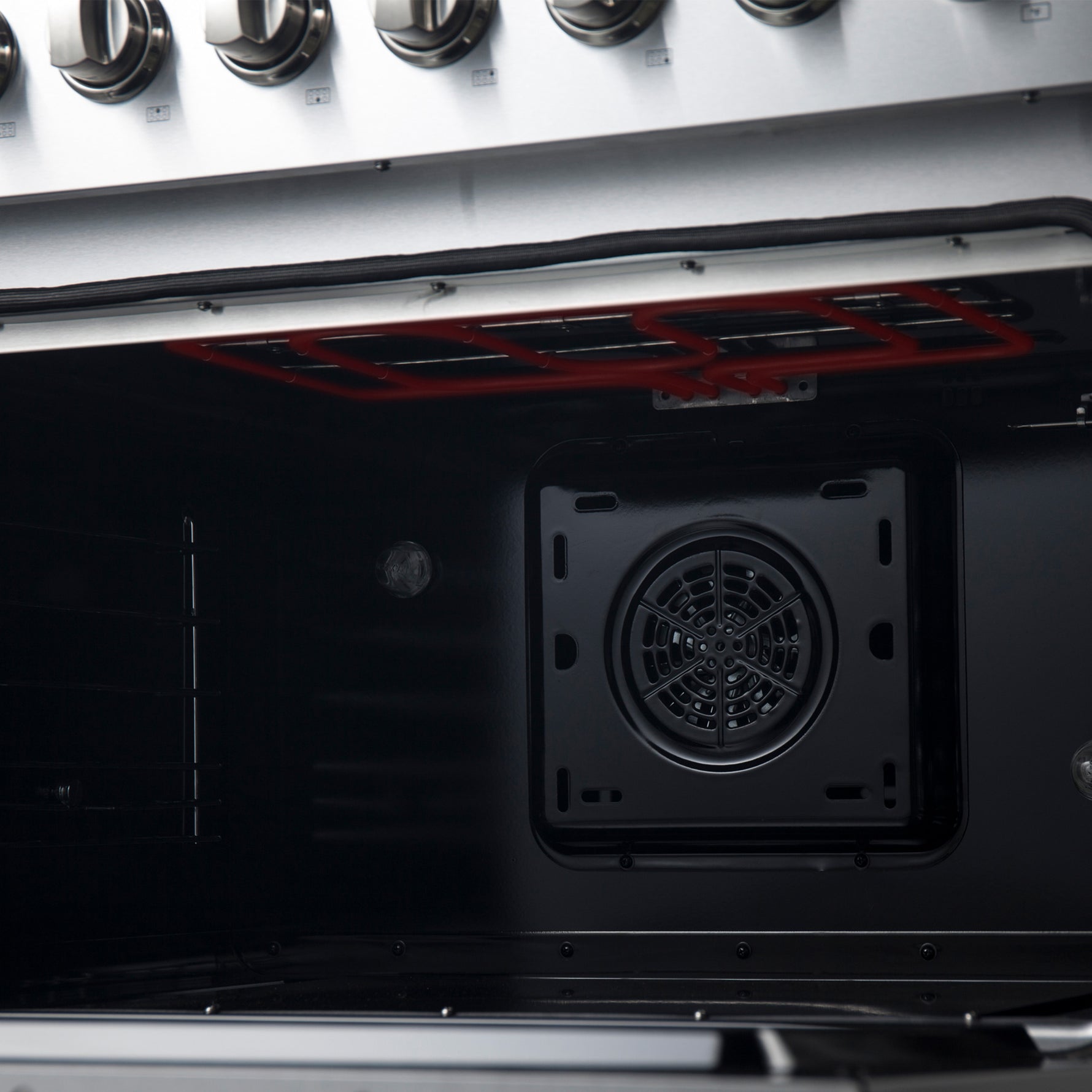 Forno Marco 36-Inch Dual Fuel Range, Stainless Steel, 6 Burners, 67,000 BTU, True Convection Oven, Energy Efficient - BonPrix Électroménagers