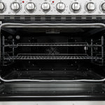 Forno Paolo 36 Inch Freestanding Electric Range, Stainless Steel, 5.44 cu.ft, True Convection Oven, Energy Efficient - BonPrix Électroménagers