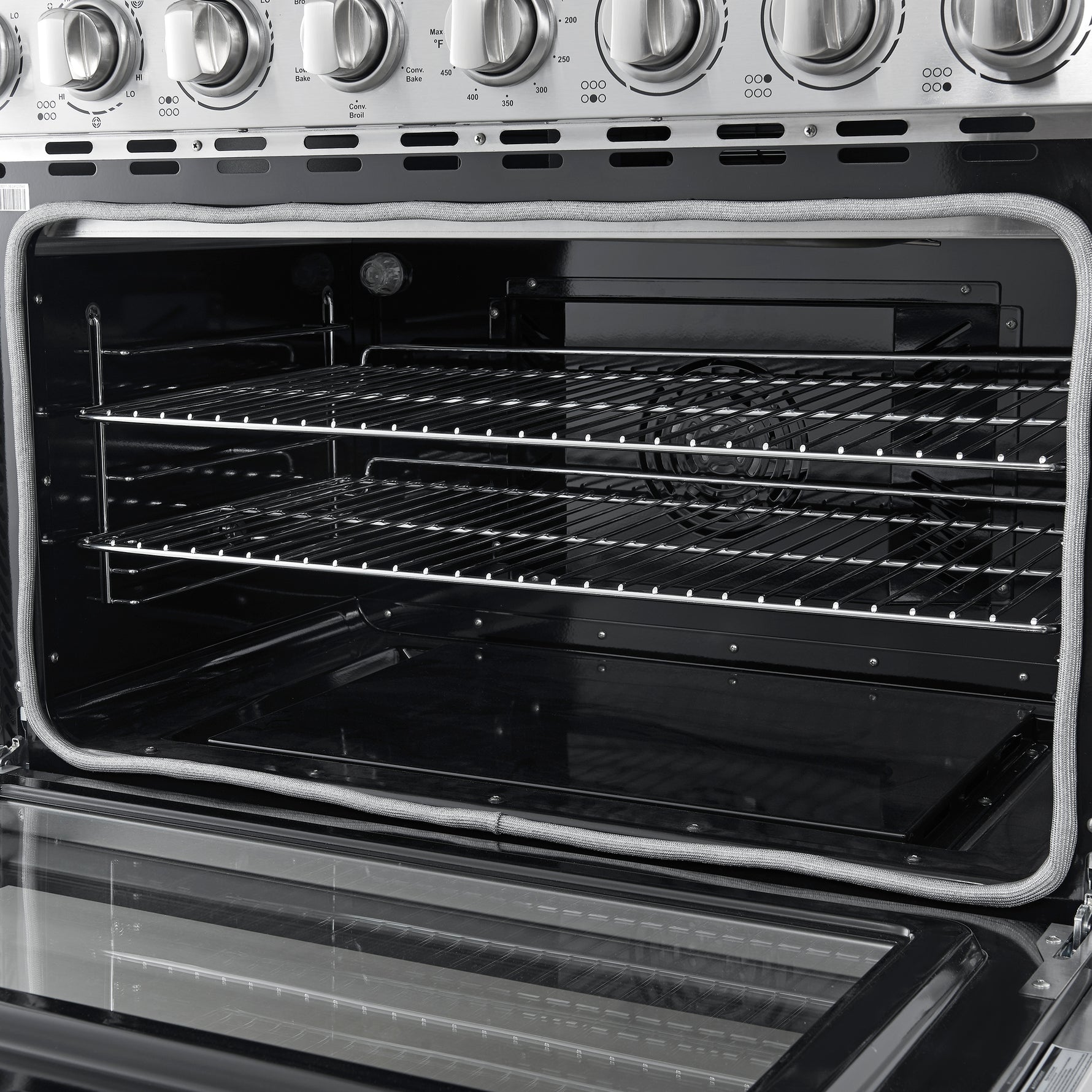 Forno Paolo 36 Inch Freestanding Electric Range, Stainless Steel, 5.44 cu.ft, True Convection Oven, Energy Efficient - BonPrix Électroménagers