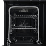 Forno Paolo 48 Inch Freestanding Electric Range in Black with Antique Brass, 6.7 cu.ft, True Convection Oven, Energy Efficient - BonPrix Électroménagers