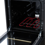 Forno Pallerano 20 Inch Freestanding Electric Range in Black, Canada Version, Plug and Cord Included - BonPrix Électroménagers