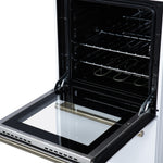 Forno Pallerano 20 Inch Freestanding Electric Range in White, Canada Version, Plug and Cord Included - BonPrix Électroménagers