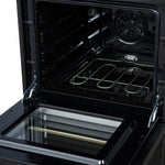 Forno Loiano 24 Inch Freestanding Electric Range in Black, Canada Version, Plug and Cord Included - BonPrix Électroménagers