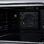 Galiano 36 Inch Freestanding Electric range, 5 radiant burners, 5.36 cf. True Convection oven, Air fryer kit, Black