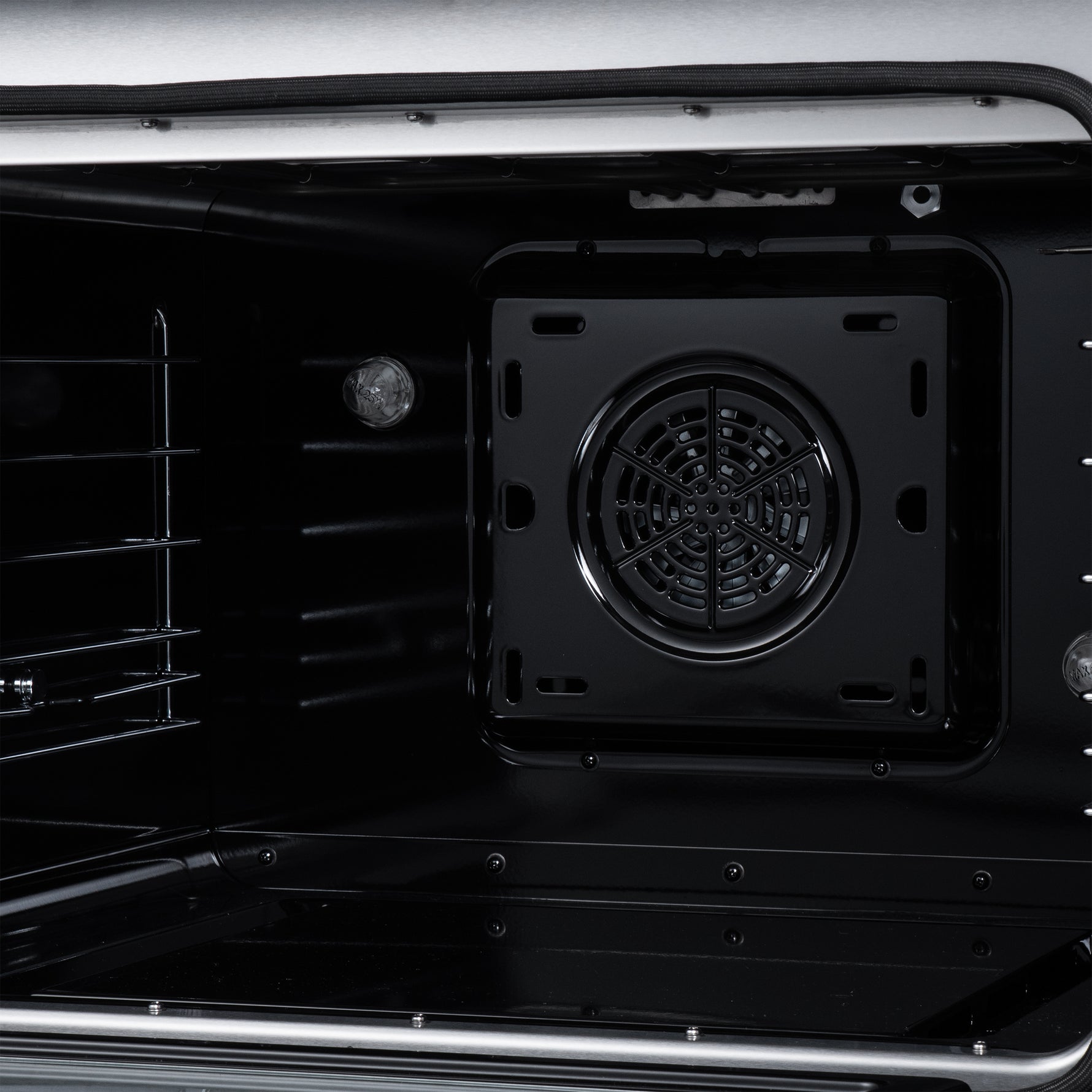 Galiano 36 Inch Freestanding Electric range, 5 radiant burners, 5.36 cf. True Convection oven, Air fryer kit, Black