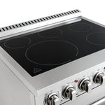 Forno Paolo 30-Inch Freestanding Electric Range, Stainless Steel, 4.38 cu.ft, True Convection Oven, Energy Efficient - BonPrix Électroménagers