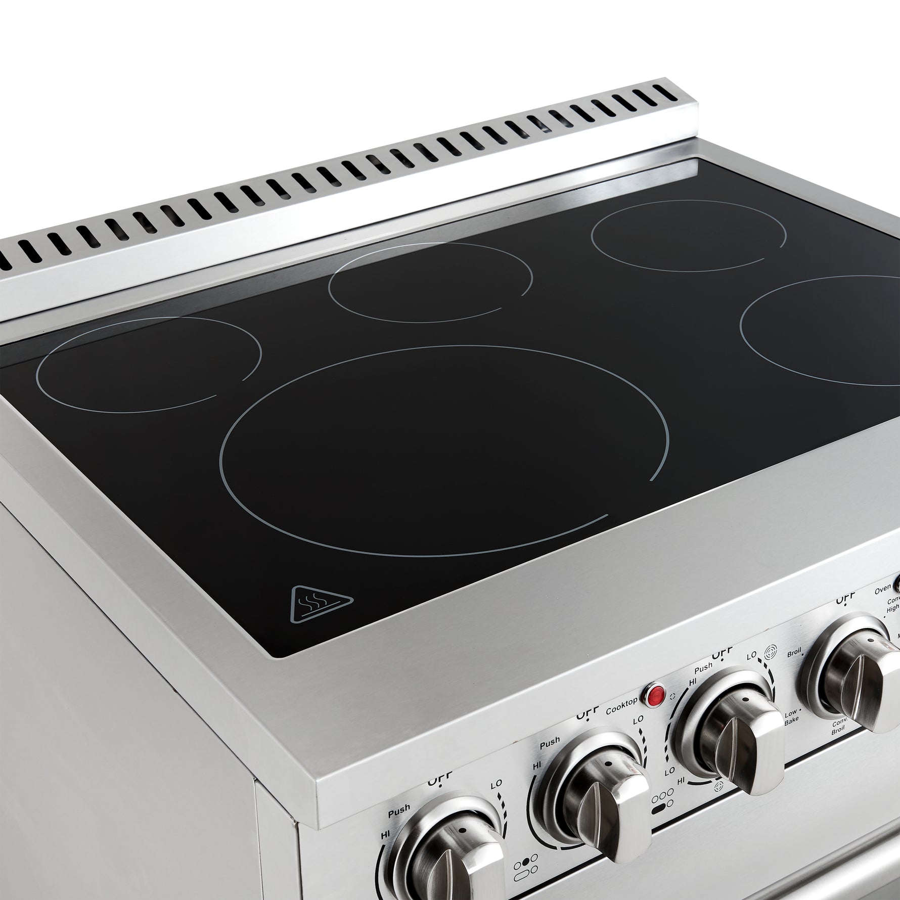Forno Paolo 30-Inch Freestanding Electric Range, Stainless Steel, 4.38 cu.ft, True Convection Oven, Energy Efficient - BonPrix Électroménagers