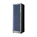 Forno Cesinali 24-Inch Built-In Beverage Cooler, 15.8 cu.ft, Stainless Steel, Dual Temperature Zones, LED Interior Lighting, Adjustable Shelves - BonPrix Électroménagers