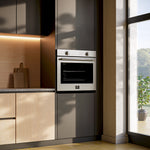 Forno Vomero 30-Inch Wall Oven, Stainless Steel, 5 cu.ft Capacity, 3550 Watts Convection, Mechanical Controls, Self-Cleaning Function - BonPrix Électroménagers