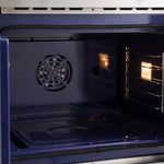 Forno Gallico 30-Inch Electric French Door Wall Oven, Stainless Steel, True Convection, Air Fry, Self-Cleaning - BonPrix Électroménagers