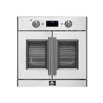 Forno Gallico 30-Inch Electric French Door Wall Oven, Stainless Steel, True Convection, Air Fry, Self-Cleaning - BonPrix Électroménagers