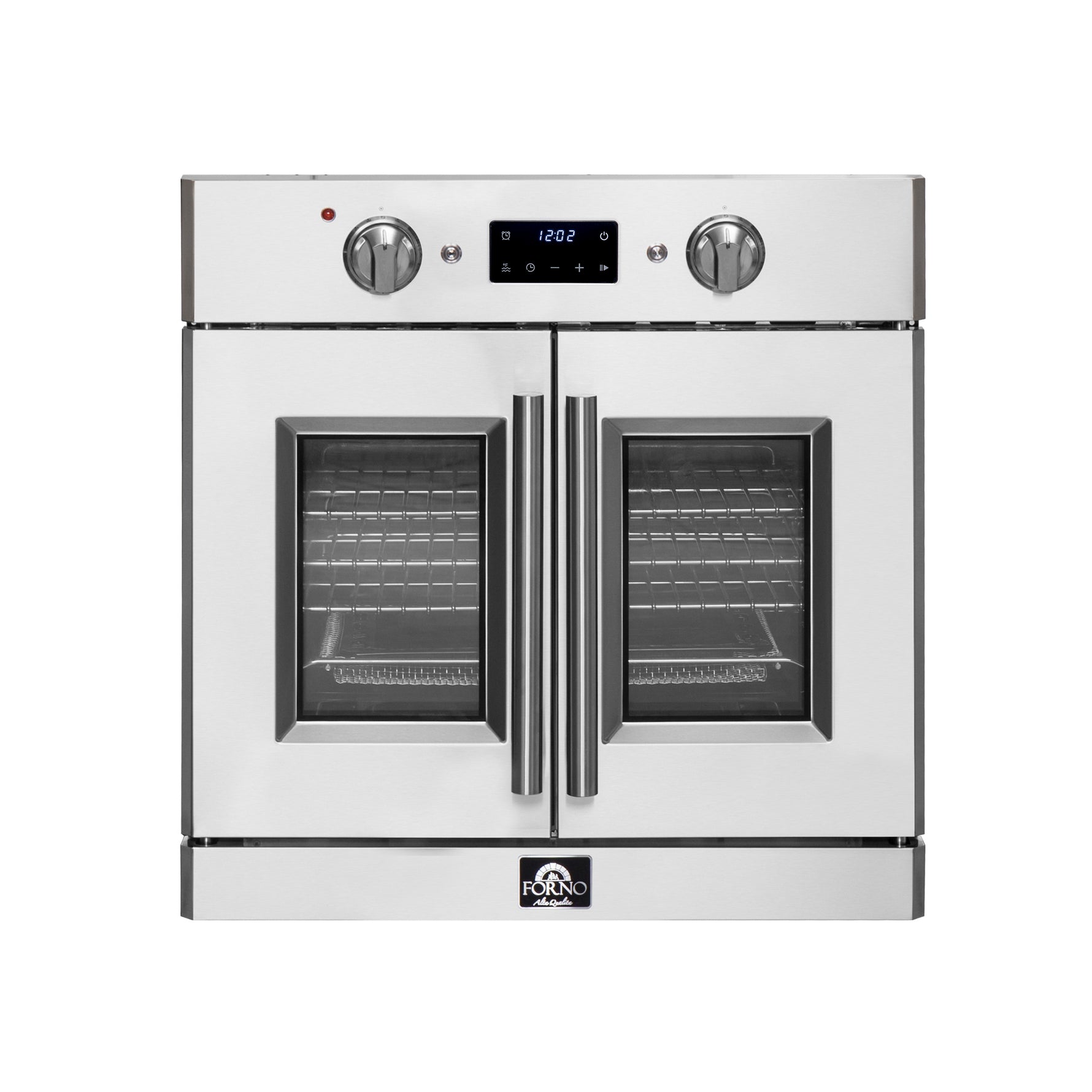 Forno Gallico 30-Inch Electric French Door Wall Oven, Stainless Steel, True Convection, Air Fry, Self-Cleaning - BonPrix Électroménagers
