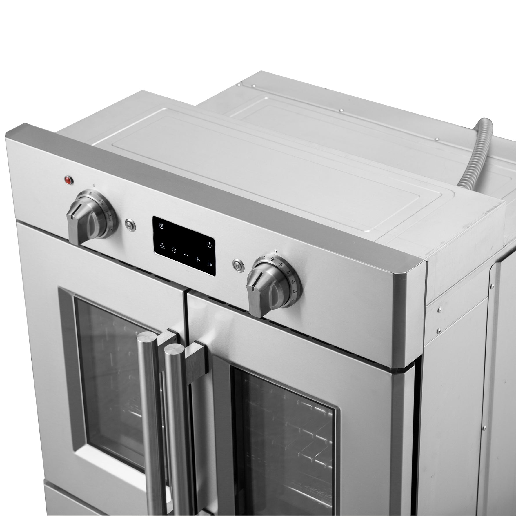 Forno Gallico 30-Inch Electric French Door Wall Oven, Stainless Steel, True Convection, Air Fry, Self-Cleaning - BonPrix Électroménagers