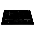 Forno Lecce 30-Inch 4-Zone Induction Cooktop, Touch Control, Multiple Power Levels, Safety Features, Sleek Design - BonPrix Électroménagers