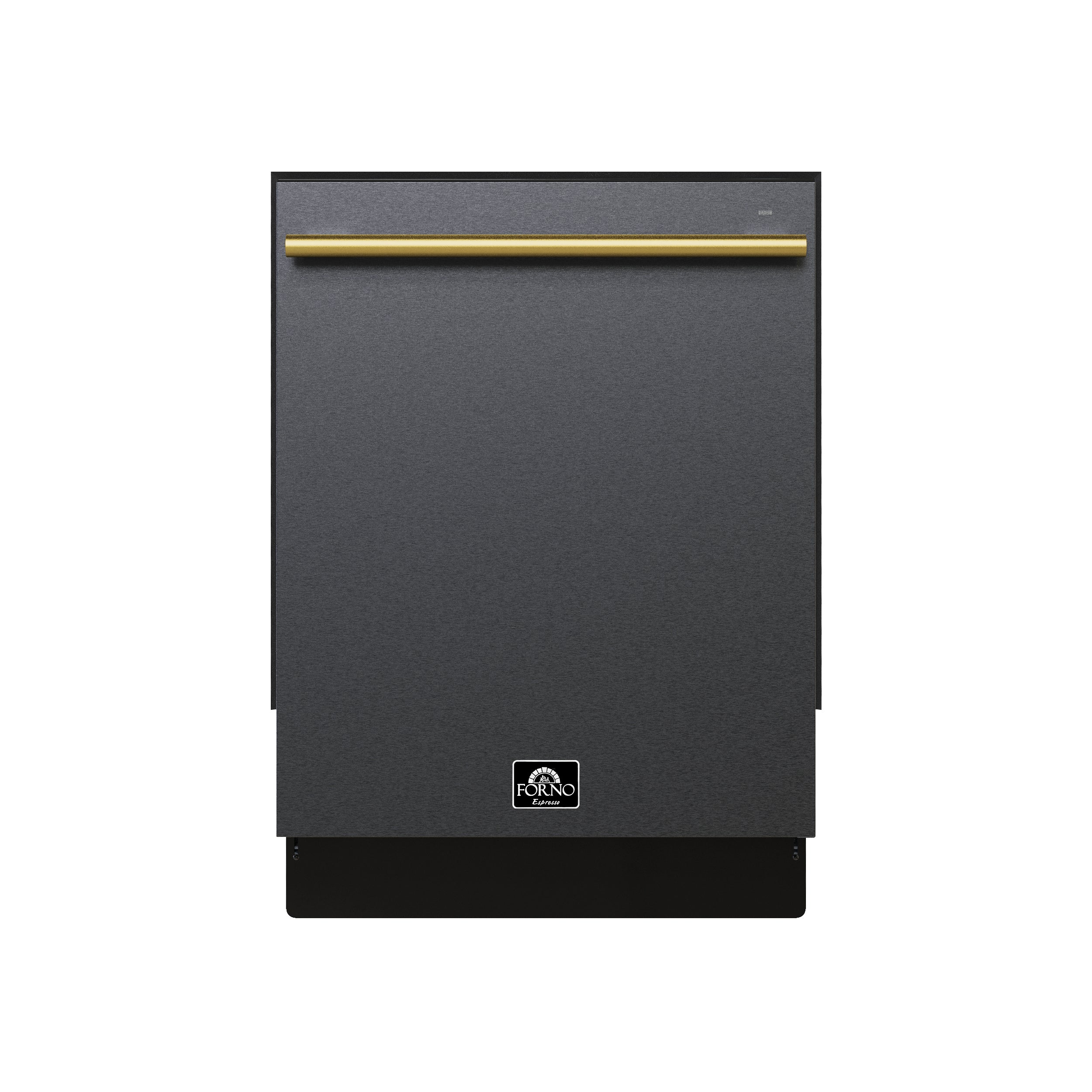Forno Romano Espresso 24-Inch Built-In Dishwasher, Black Finish, Stainless Steel Tub, 49 dBA, Energy Star Certified - BonPrix Électroménagers