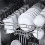 Forno Polo 18-Inch Built-In White Dishwasher, 8 Place Settings, ENERGY STAR Certified, 52 dBA - BonPrix Électroménagers