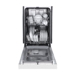Forno Polo 18-Inch Built-In White Dishwasher, 8 Place Settings, ENERGY STAR Certified, 52 dBA - BonPrix Électroménagers