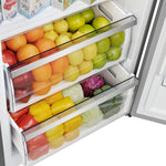 Forno Maderno 28-Inch Built-In Convertible Refrigerator, 13.6 cu.ft, Right Swing, Decorative Grill, ENERGY STAR Certified - BonPrix Électroménagers