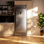Forno Fortezza 32 Inch Right-Swing Convertible Refrigerator/Freezer with Trim Kit, Stainless Steel, Total No Frost - BonPrix Électroménagers