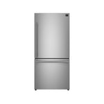 Forno Milano Espresso 31-Inch Bottom Freezer Refrigerator, Stainless Steel, 17.2 cu.ft Capacity, Right Swing Door, Energy Efficient - BonPrix Électroménagers