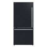 Forno Milano Espresso 31-Inch Black Bottom Freezer Refrigerator, 17.2 Cu. Ft., Energy-Efficient, No Frost, Built-In Ice Maker - BonPrix Électroménagers