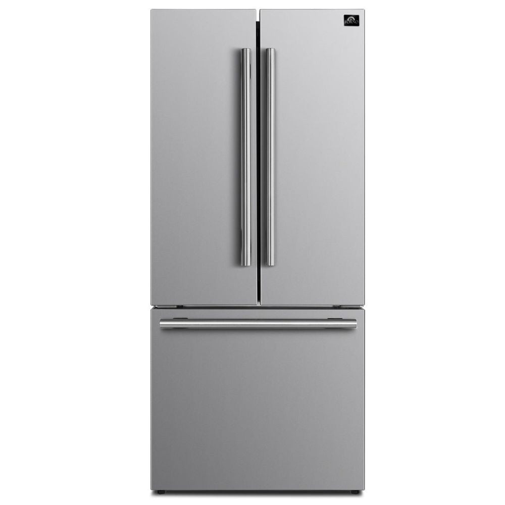 FFFFD1974-31SB - REFRIGERATORS - Forno - French 3-Door - Stainless Steel - Open Box - BonPrix Électroménagers