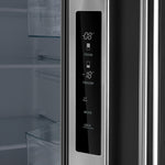 Forno Gallipoli 30-Inch French Door Refrigerator with Bottom Freezer, 17.5 cu.ft Capacity, Stainless Steel, No Frost Technology, Built-In Ice Maker, Energy Efficient - BonPrix Électroménagers