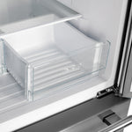 Forno Gallipoli 30-Inch French Door Refrigerator, 17.5 cu.ft Capacity, Decorative Grill, 34-Inch Width, Stainless Steel, No Frost Technology, Energy Efficient - BonPrix Électroménagers