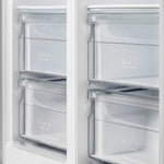Forno Salerno Espresso 33-Inch White Side-by-Side Refrigerator, 15.6 Cu. Ft., Energy-Efficient, No Frost, Modern Design - BonPrix Électroménagers