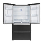 Forno Moena Espresso 36-Inch Black French Door Refrigerator, 19.2 Cu. Ft., Frost-Free, Automatic Ice Maker, ENERGY STAR Certified - BonPrix Électroménagers