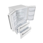 Forno Moena Espresso 36-Inch White French Door Refrigerator, 19.2 Cu. Ft., Frost-Free, Automatic Ice Maker, ENERGY STAR Certified - BonPrix Électroménagers