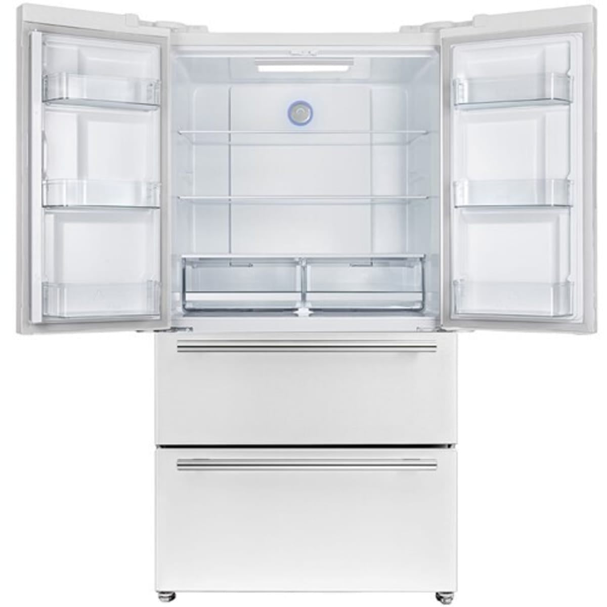 FFRBI1820-36WHT - RÉFRIGÉRATEURS - Forno - Porte française à 3 portes - Blanc - Boîte Ouverte