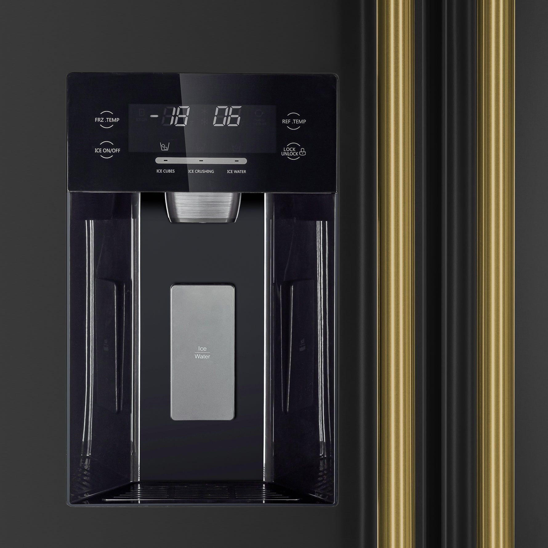 Forno Salerno Espresso 36-Inch Black Side-by-Side Refrigerator, 20 Cu. Ft., Frost-Free, Ice & Water Dispenser, ENERGY STAR Certified - BonPrix Électroménagers
