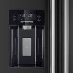 Forno Salerno Espresso 36-Inch Black Side-by-Side Refrigerator, 20 Cu. Ft., Frost-Free, Ice & Water Dispenser, ENERGY STAR Certified - BonPrix Électroménagers
