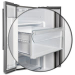 Forno Salerno 36-Inch Side-by-Side Stainless Steel Refrigerator, 20 cu.ft, ENERGY STAR Certified - BonPrix Électroménagers