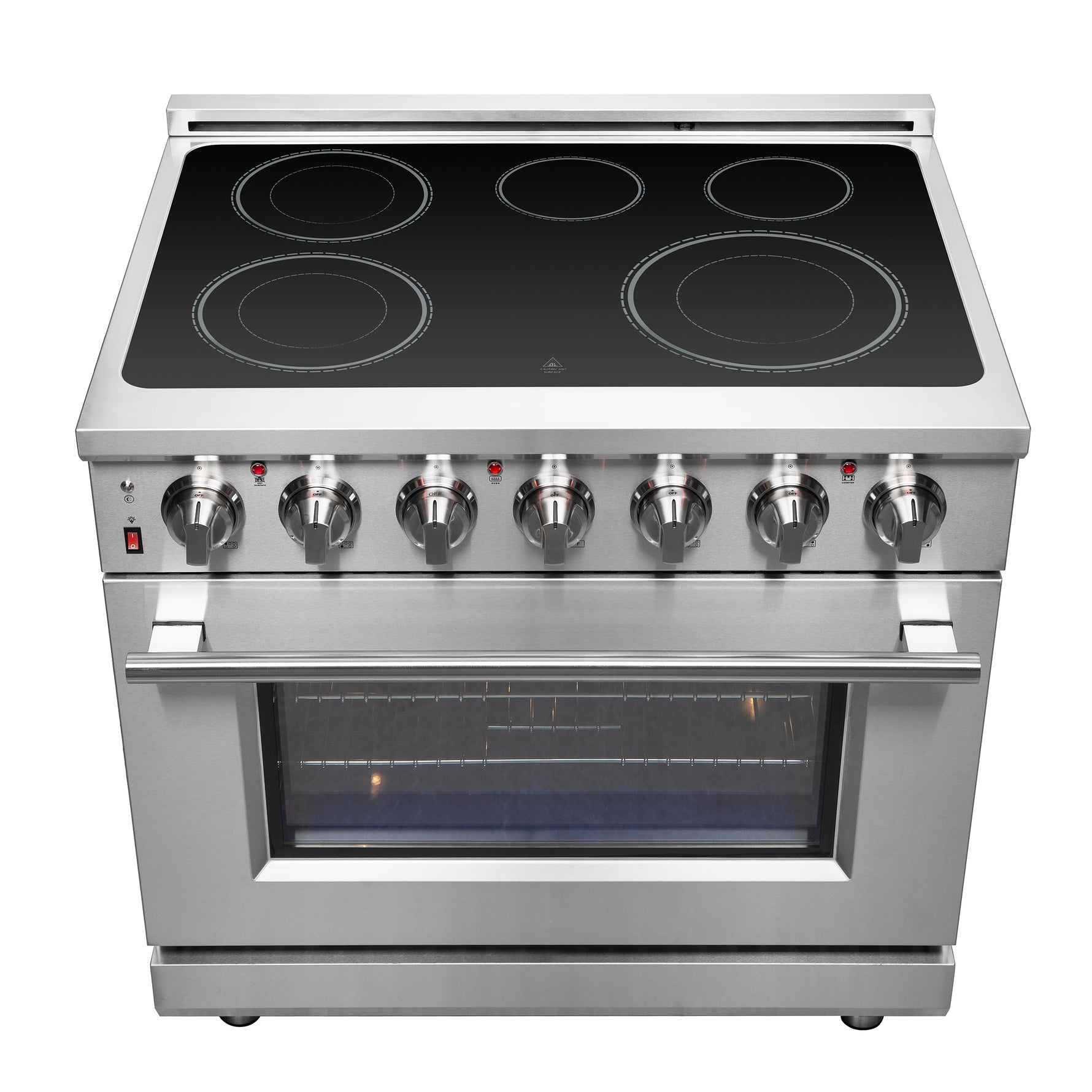 Forno Massimo 36-Inch Freestanding Chef Door Electric Range, True Convection Oven - BonPrix Électroménagers
