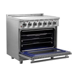 Forno Massimo 36-Inch Freestanding Chef Door Electric Range, True Convection Oven - BonPrix Électroménagers