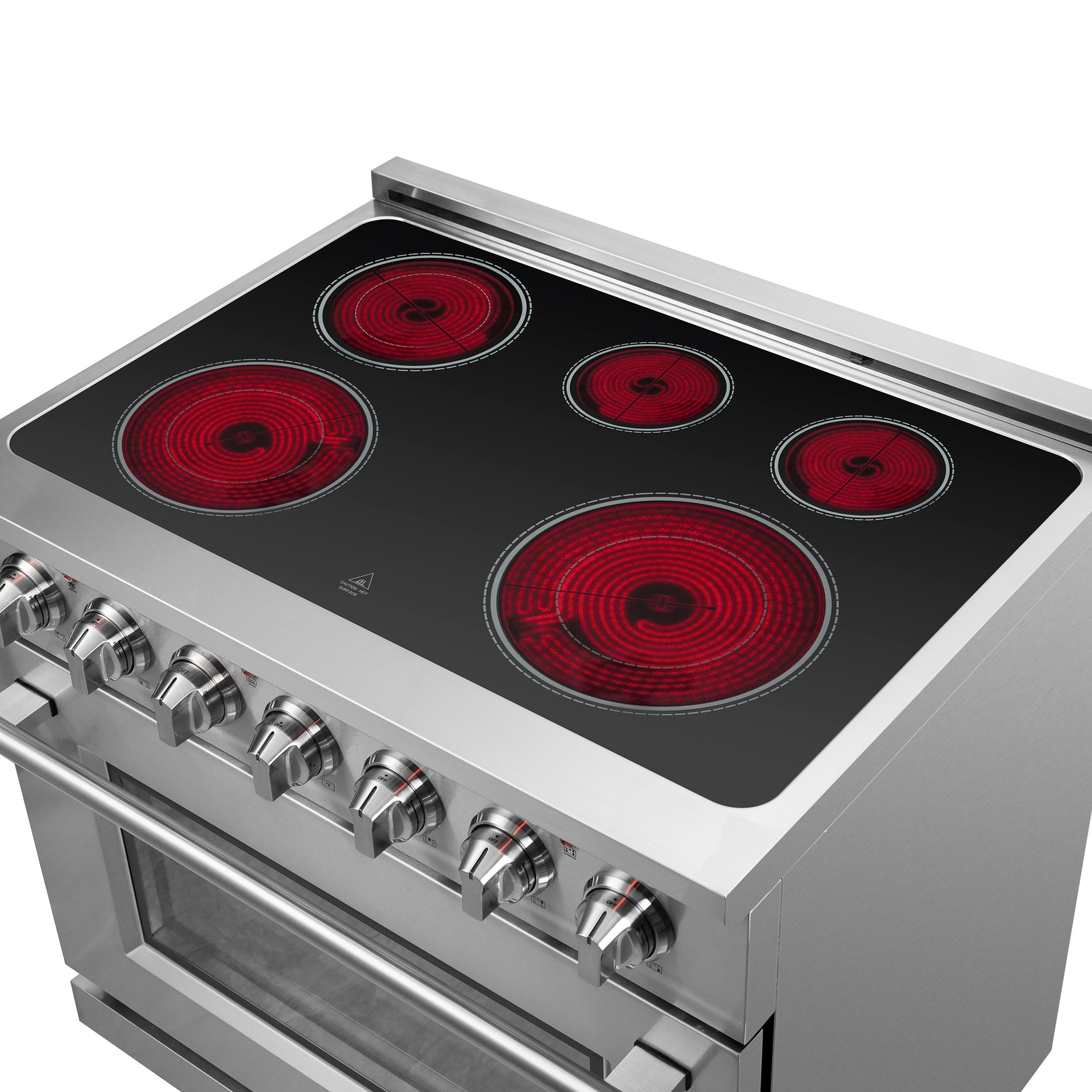 Forno Massimo 36-Inch Freestanding Chef Door Electric Range, True Convection Oven - BonPrix Électroménagers