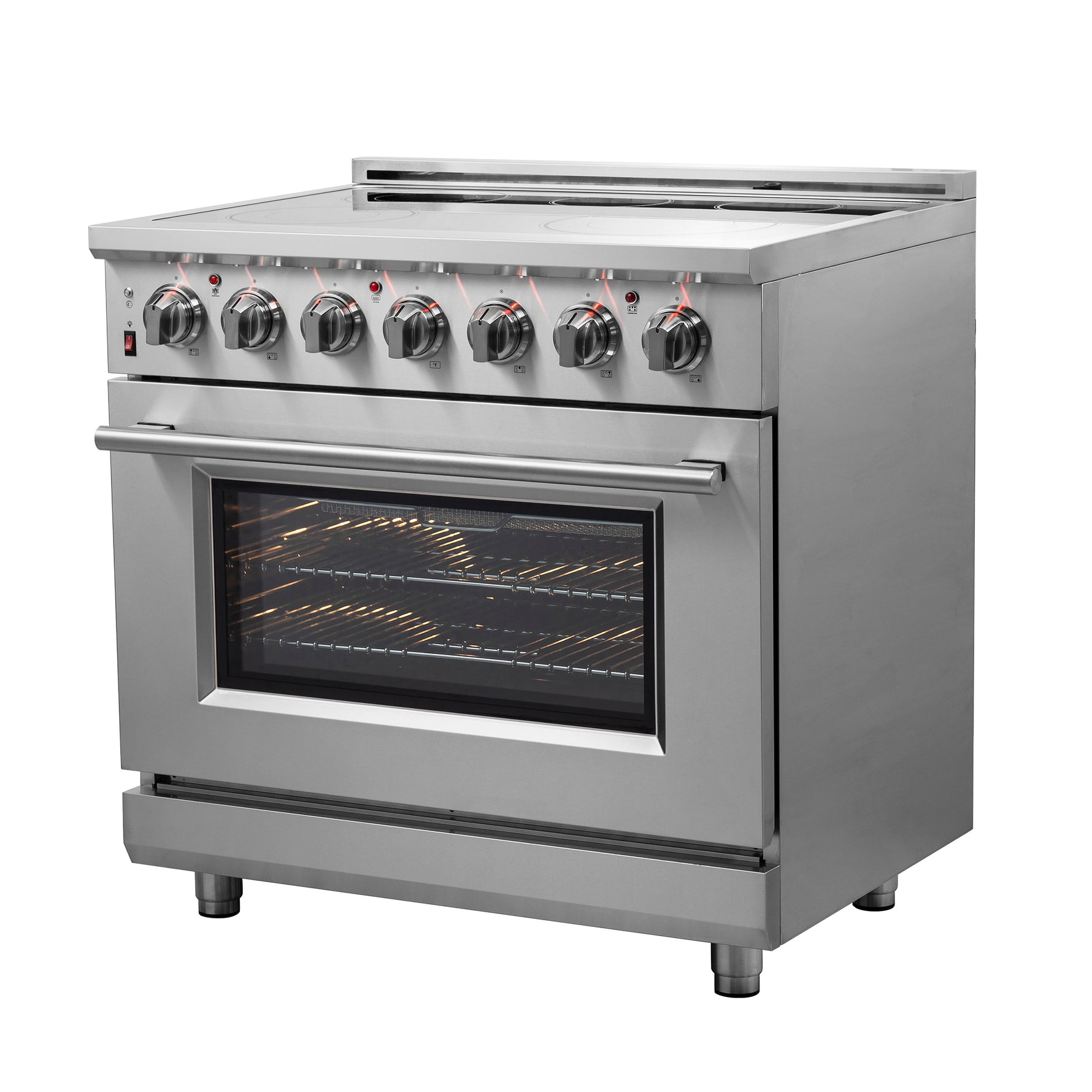 Forno Massimo 36-Inch Freestanding Chef Door Electric Range, True Convection Oven - BonPrix Électroménagers