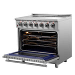 Forno Massimo 36-Inch Freestanding Chef Door Electric Range, True Convection Oven - BonPrix Électroménagers
