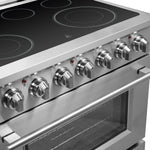 Forno Massimo 36-Inch Freestanding Chef Door Electric Range, True Convection Oven - BonPrix Électroménagers