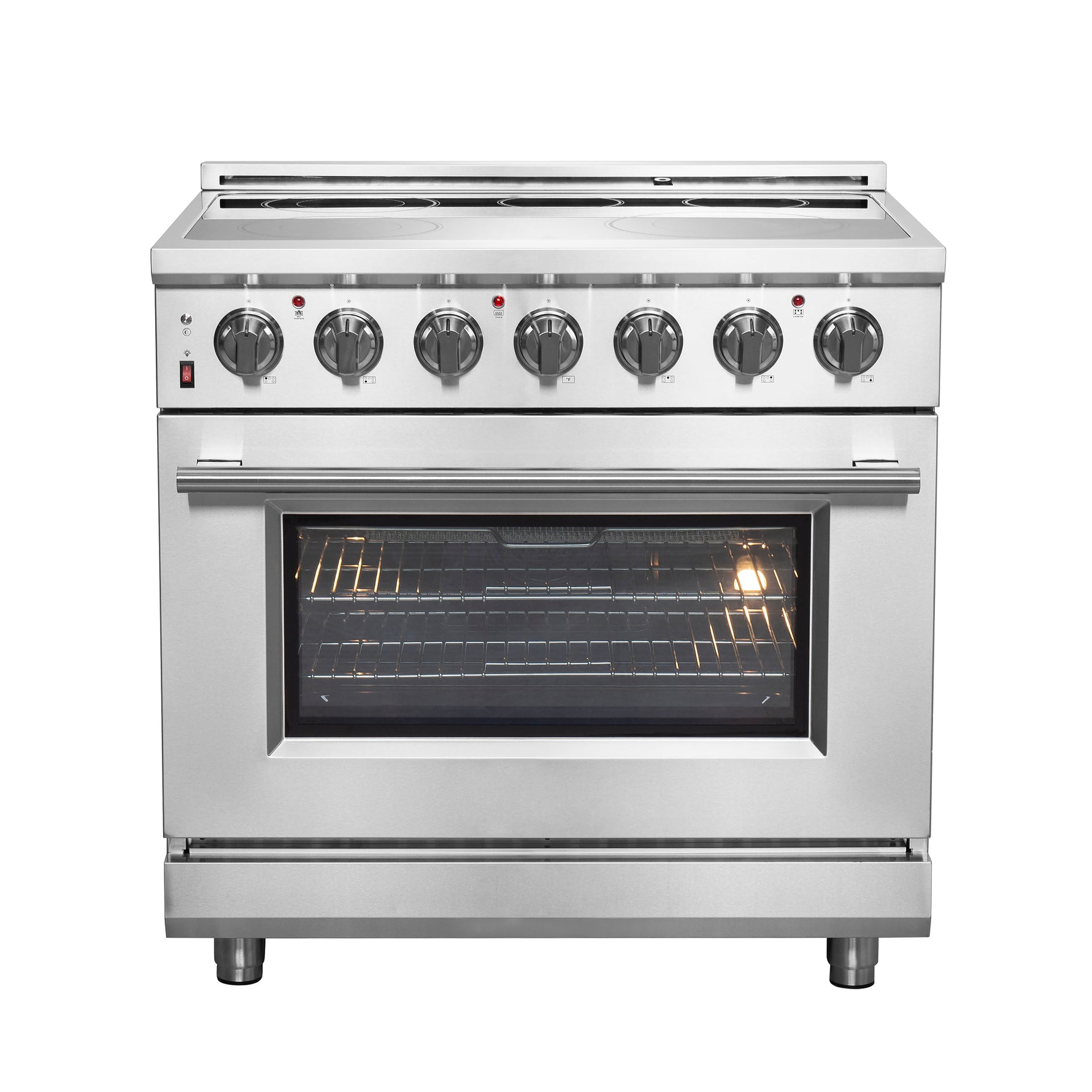 Forno Massimo 36-Inch Freestanding Chef Door Electric Range, True Convection Oven - BonPrix Électroménagers