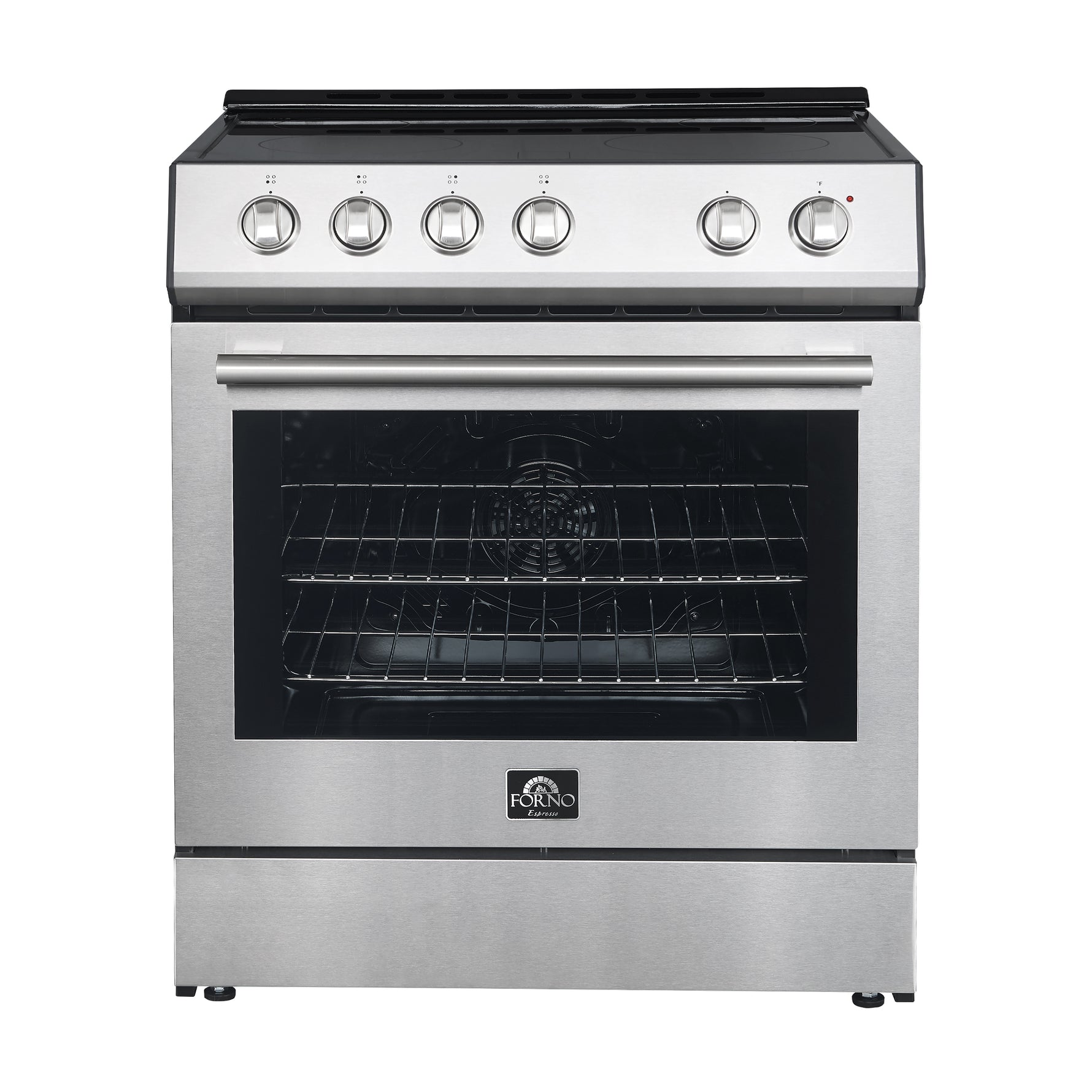 FORNO Premium 3-Piece Kitchen Bundle - 30" Electric Range, 31" French Door Refrigerator, 24" Built-In Dishwasher, Stainless Steel - FBDL-011-01CA - BonPrix Électroménagers