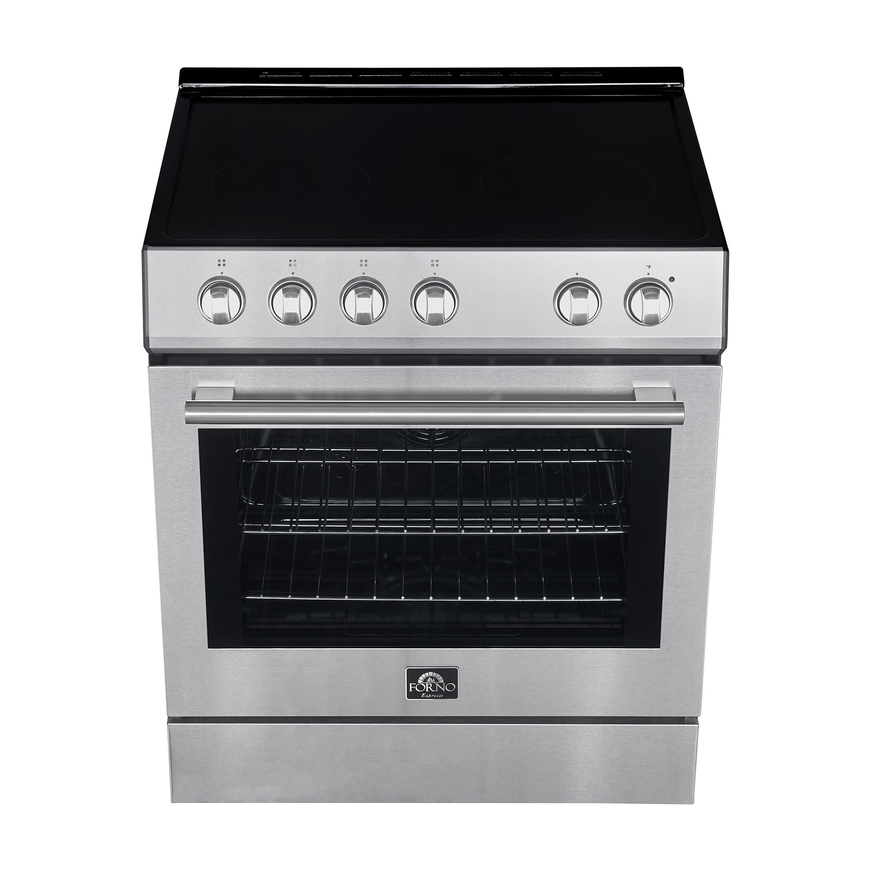 Forno Leonardo Espresso 30-Inch Stainless Steel Electric Range, True Convection, Energy Efficient - BonPrix Électroménagers