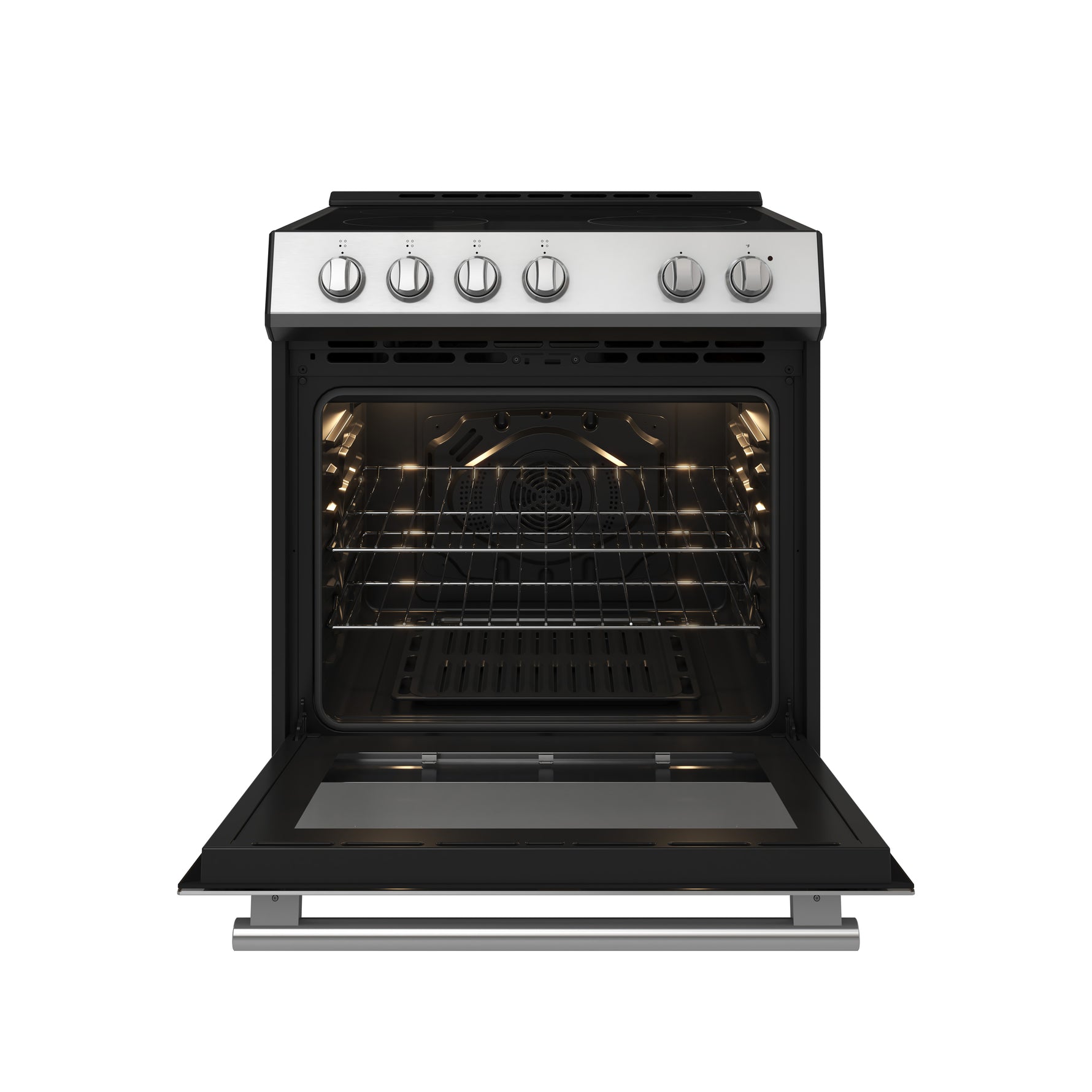 Forno Leonardo Espresso 30-Inch Stainless Steel Electric Range, True Convection, Energy Efficient - BonPrix Électroménagers
